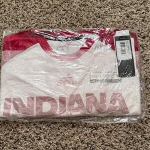 Adidas Indiana Red and White Tee